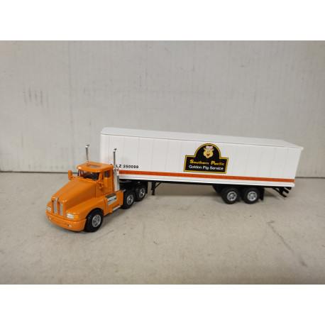 TRUCK + TRAILER ORANGE SOUTH PACIFIC 1:87 H0 MODEL POWER