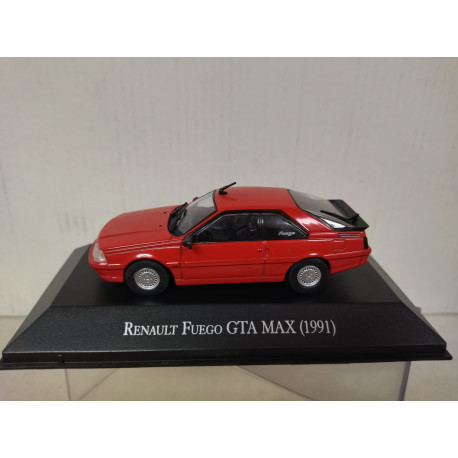 RENAULT FUEGO 1991 GTA MAX RED ARGENTINA 1:43 SALVAT IXO