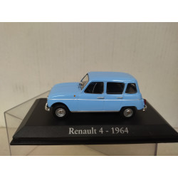 RENAULT 4 L 1964 BLUE 1:43 RBA IXO BLISTER MAL