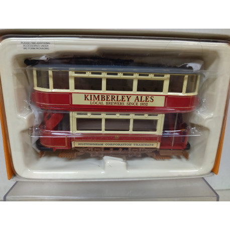 TRAMWAY DOUBLE DECK CLOSED TRAM NOTTINGHAM 1:76 CORGI