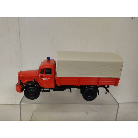 MERCEDES-BENZ L 3500 CANVAS TRUCK FIRE SERVICE 1:43 MINICHAMPS 439350025