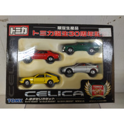 TOYOTA CELICA 30th ANNIVERSARY SET apx 1:64 TOMICA