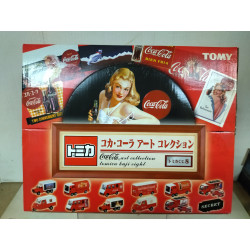 KUJI 8 ART COLLECTION SET X 12 MODELCARS COCA-COLA apx 1:64 TOMICA