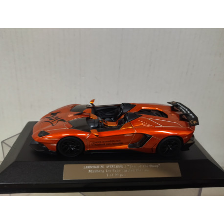 LAMBORGHINI AVENTADOR J NURBERG TOY FAIR 2015 1:43 IXO MODELS LIMITED 99 PCS