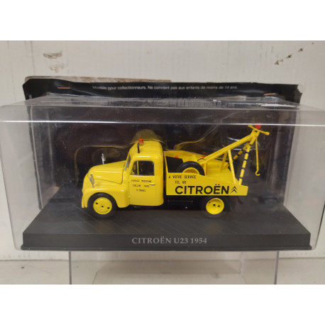 CITROEN U23 1954 DEPANNEUSE/GRUA YELLOW GARAGE 1:43 ALTAYA IXO