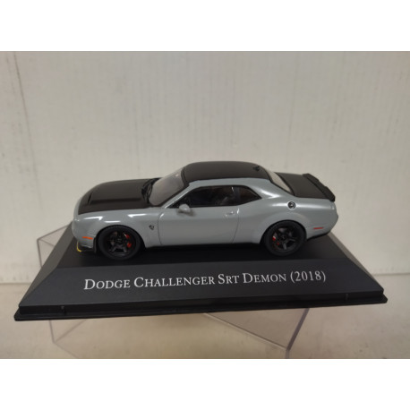 DODGE CHALLENGER 2018 SRT DEMON GREY AMERICAN CARS 1:43 ALTAYA IXO