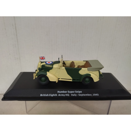 HUMBER SUPER SNIPE 1943 BRITISH 8TH ARMY WW 2 1:43 ALTAYA IXO