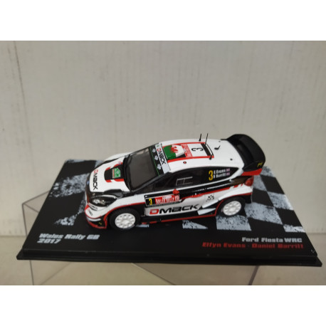 FORD FIESTA WRC 2017 RALLY WALES GB E.EVANS 1:43 ALTAYA IXO