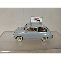 SEAT 600 D 1962 2-SERIE Num 100.000 FABRICADOS 1:43 SALVAT SOLIDO NO BOX