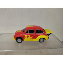 FIAT ABARTH 1000 1972 Gr.2 (SEAT 600 ) n82 RED/YELLOW 1:43 SALVAT SOLIDO NO BOX