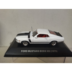 FORD MUSTANG 1970 BOSS 429 WHITE MUSTANG-AMERICAN CARS 1:43 ALTAYA IXO