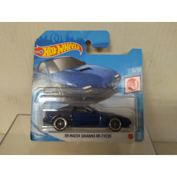 MAZDA RX-7 SAVANNA FC35 1989 BLUE 5/10 J-IMPORTS 1:64 HOT WHEELS