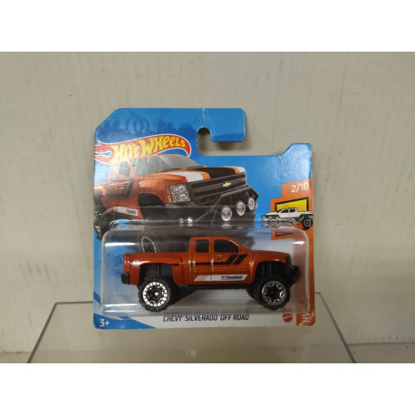 CHEVROLET SILVERADO OFF ROAD 2/10 HOT TRUCKS 1:64 HOT WHEELS