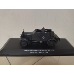 Kfz.13 ADLER MASCHINENGEWEHRKAFTWAGEN 1940 GERMANY WW 2 1:43 ALTAYA IXO