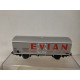 WAGON MERCHANDISES EVIAN-BADOIT 1:87 H0 JOUEF