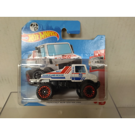 MERCEDES-BENZ UNIMOG U1300 SEARCH AND RESCUE 1/10 RESCUE 1:64 HOT WHEELS