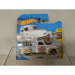 LA TROCA WHITE (CHEVY 3100 ) 8/10 ART CARS 1:64 HOT WHEELS