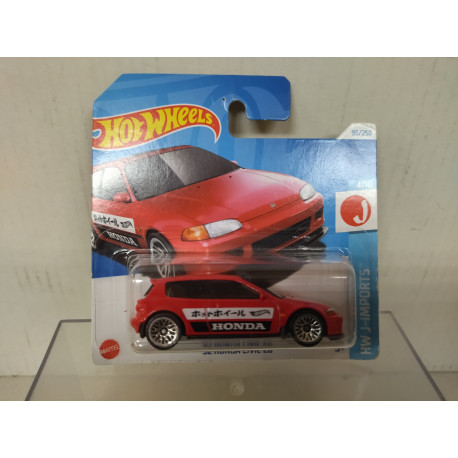 HONDA CIVIC 1992 EG RED 4/10 J-IMPORTS 1:64 HOT WHEELS