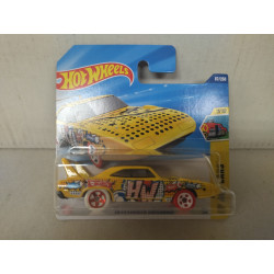 PLYMOUTH SUPERBIRD 1970 YELLOW 7/10 ART CARS 1:64 HOT WHEELS