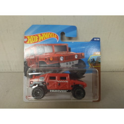 HUMVEE RED 1/10 DIRT 1:64 HOT WHEELS