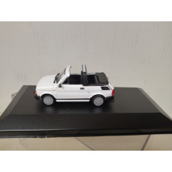 FIAT 126 (P POLSKI) CABRIOLET WHITE 1:43 DeAGOSTINI IXO CAJA NO ORIGINAL