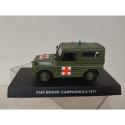 FIAT NUOVA CAMPAGNOLA 1977 AMBULANCE CARABINIERE 1:43 DeAGOSTINI OPEN BLISTER