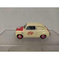 SEAT 600 E 1971 COMERCIAL AMARILLO LA CASERA 1:43 SALVAT SOLIDO NO BOX