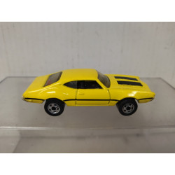 OLDSMOBILE 442 W-30 YELLOW 1:64 HOT WHEELS MALAYSIA NO BOX