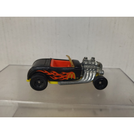 FORD 1932 HOT ROD MCDONALDS BLACK 1:64 HOT WHEELS MALAYSIA NO BOX