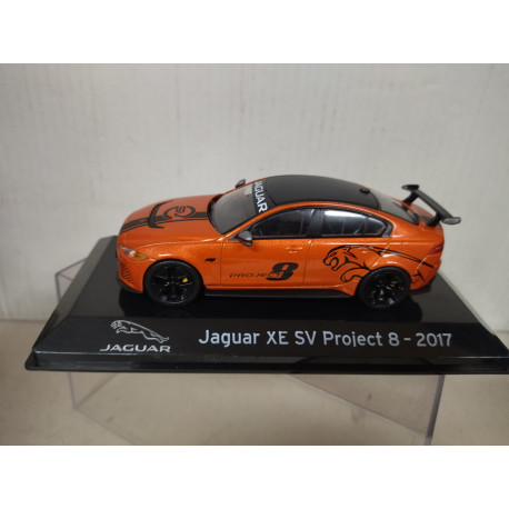 JAGUAR XE SV PROJECT 8 2017 SUPERCARS 1:43 SALVAT IXO