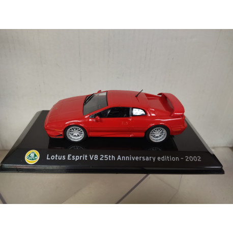 LOTUS ESPRIT V8 2002 25th ANNIVERSARY SUPERCARS 1:43 SALVAT IXO