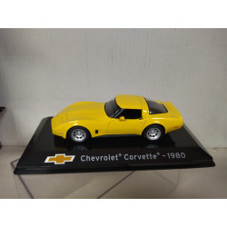 CHEVROLET CORVETTE C3 1980 YELLOW SUPERCARS 1:43 SALVAT IXO