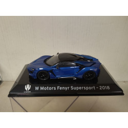 W MOTORS FENYR SUPERSPORT 2018 BLUE SUPERCARS 1:43 SALVAT IXO