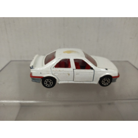 PEUGEOT 405 Mi16 WHITE 1:62/apx 1:64 MAJORETTE 218 NO BOX