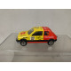 PEUGEOT 205 GTi CHRONO YELLOW/RED 1:53/apx 1:64 MAJORETTE 281 NO BOX