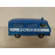 VOLKSWAGEN T2 SAMBA POLICE BLUE 1:60/apx 1:64 MAJORETTE 244 NO BOX