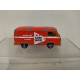 VOLKSWAGEN T2 PANEL CAFE HAG (3) 1:60/apx 1:64 MAJORETTE 244 NO BOX