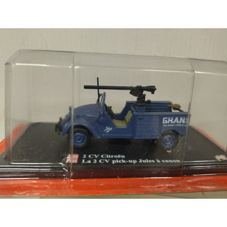 CITROEN 2CV PICKUP JULES A CANON LEGENDE 2CV 1:43 AUTOPLUS ELIGOR