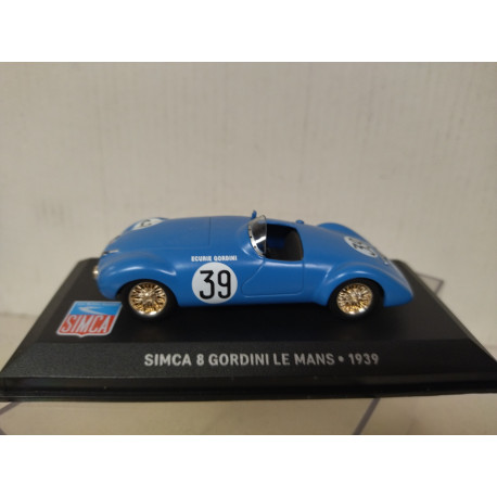 SIMCA 8 GORDINI 1939 24 H LE MANS GORDINI-SCARON BELLES SIMCA 1:43 ALTAYA IXO