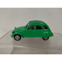 CITROEN 2CV 6 1974 GREEN 1:43 NOREV HACHETTE USADO/EX PRIVADO