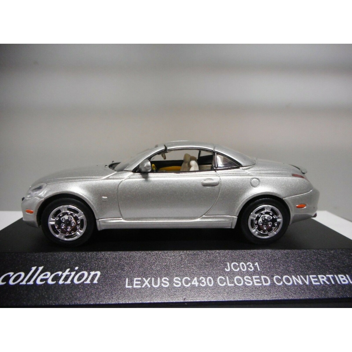 LEXUS SC430 CLOSED CONVERTIBLE J-COLLECTION 1:43 - BCN STOCK CARS