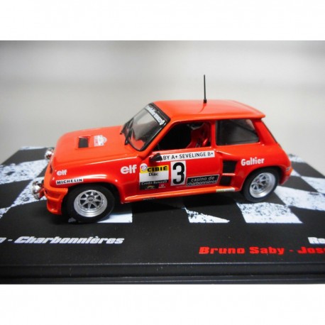 RENAULT 5 TURBO RALLY LYON-CHARBONNIERES 1981 B.SABY ALTAYA IXO 1:43