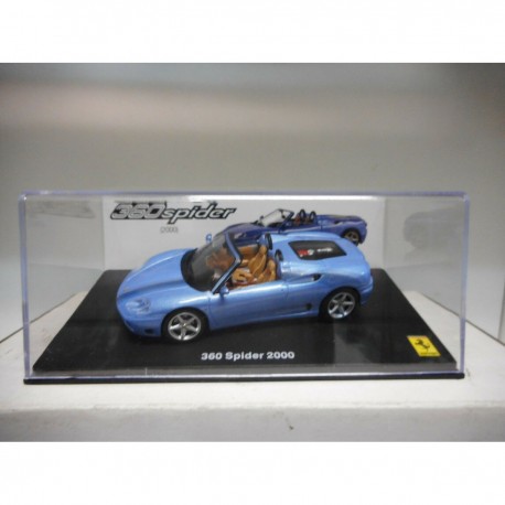 FERRARI 360 2000 SPIDER BLUE 1:43 GT COLLECTION IXO