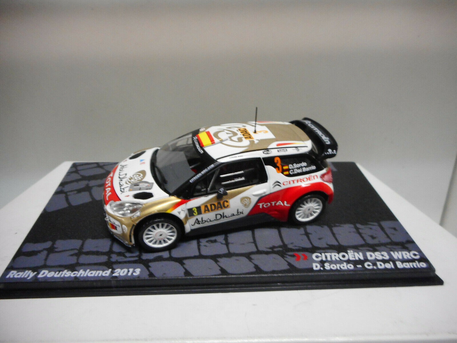 CITROEN DS3 WRC 2013 RALLY DEUTSCHLAND DANI SORDO 1:43 EAGLEMOSS