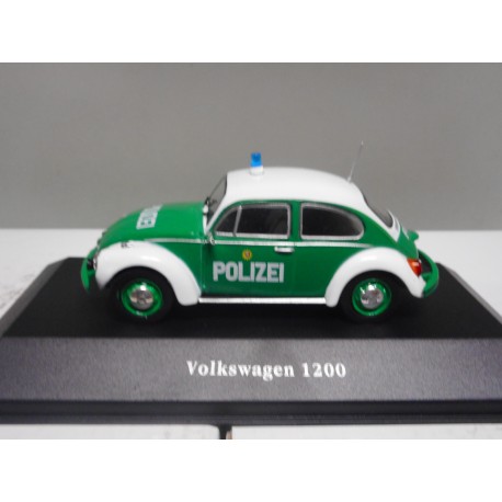 VOLKSWAGEN 1200 BEETLE POLIZEI ATLAS IXO 1:43