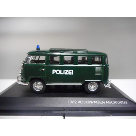 VOLKSWAGEN T1 MICROBUS POLIZEI 1962 ROAD SIGNATURE 1:43