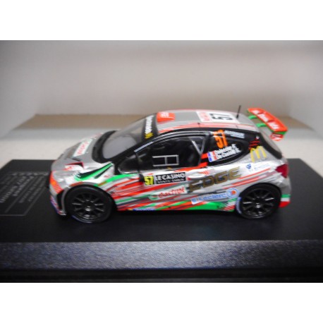 PEUGEOT 207 S2000 RALLY MONTE CARLO 2016 DELECOUR DIECAST CLUB IXO 1:43 -  BCN STOCK CARS