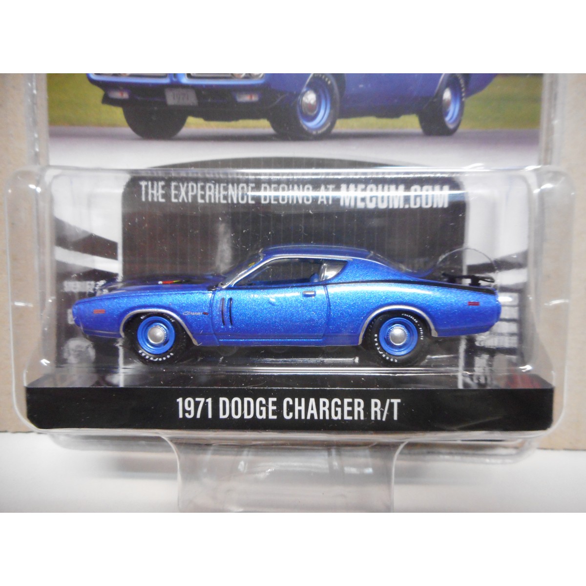 DODGE CHARGER R/T 1971 MECUM 1:64 GREENLIGHT - BCN STOCK CARS