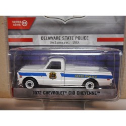 US POLICE CHEVROLET C10 1972 DELAWARE 1:64 GREENLIGHT