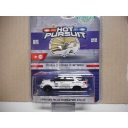 POLICE PUERTO RICO FORD INTERCEPTOR UTILITY 1:64 GREENLIGHT